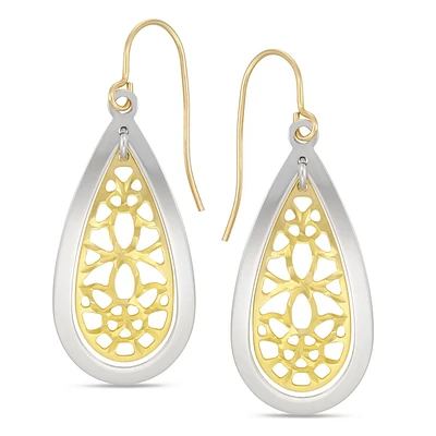 Sono Di Oro 10kt. Gold Over Silver Earrings