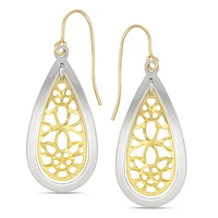 Sono Di Oro 10kt. Gold Over Silver Earrings