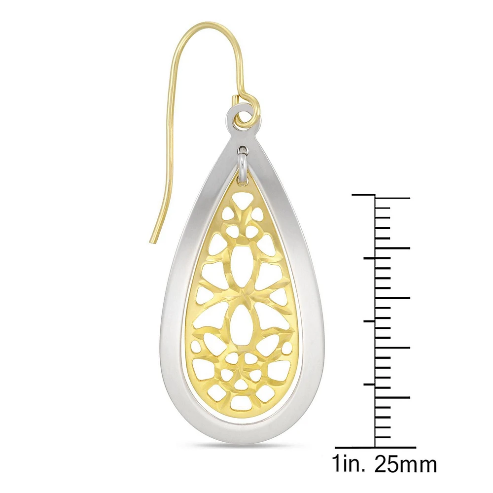 Sono Di Oro 10kt. Gold Over Silver Earrings