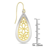 Sono Di Oro 10kt. Gold Over Silver Earrings