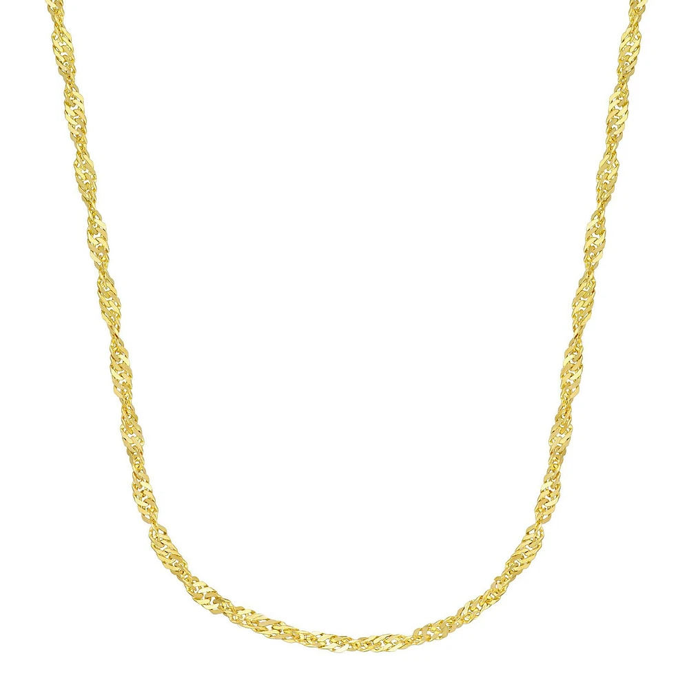 Sono Di Oro 10kt. Gold over Silver Necklace