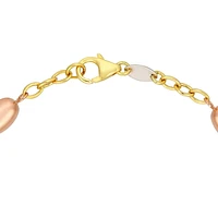 Sono Di Oro 10kt Gold on Silver Bracelet