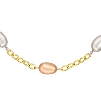 Sono Di Oro 10kt Gold on Silver Bracelet