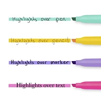 Sharpie Pocket Highlighters, Assorted, Chisel Tip, 12 Count