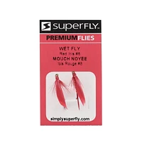 Superfly FLY6070-08P Wet Fly Red Ibis #08, They work on both lakes and rivers