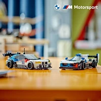 LEGO Speed Champions BMW M4 GT3 & BMW M Hybrid V8 Race Cars, BMW Toy for Kids with 2 Buildable Models and 2 Driver Minifigures, Car Toy Birthday Gift Idea for Boys and Girls Ages 9 and Up, 76922, Includes 676 Pieces, Ages 9+