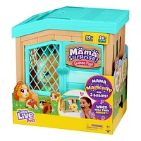 LITTLE LIVE PETS S1 MAMA SURPRISE PLAYSET, 3 Babies Included