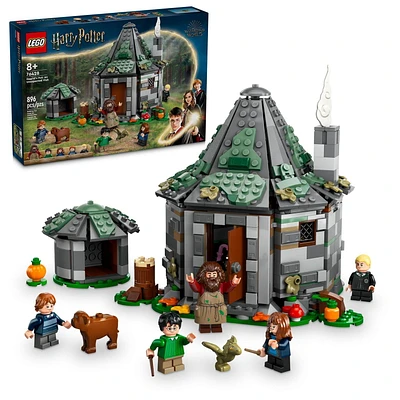 LEGO Harry Potter Hagrid's Hut: An Unexpected Visit - Harry Potter Toy for Boys & Girls Ages 8+ - Kids Building Toys W/ Buildable House, 7 Minifigures & Dragon - 76428, Includes 896 Pieces, Ages 8+