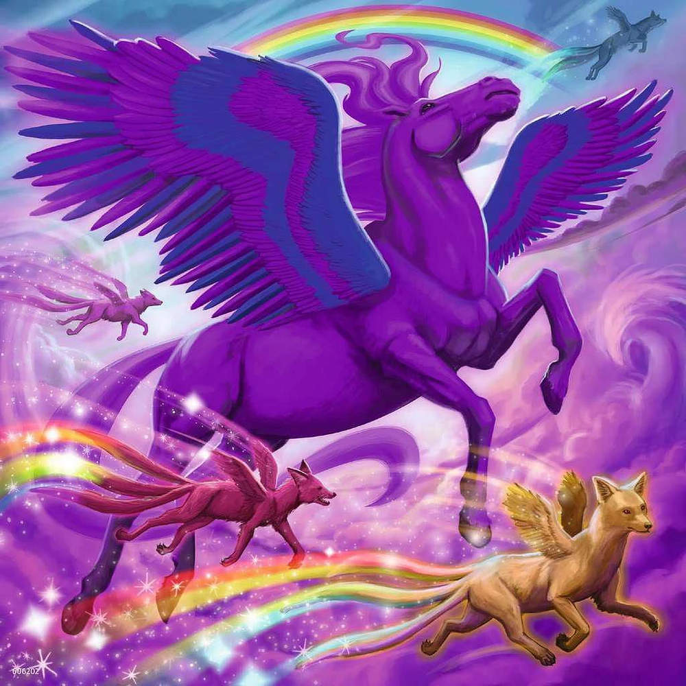 Ravensburger 3 x 49pc Puzzle- Mythical Majesty