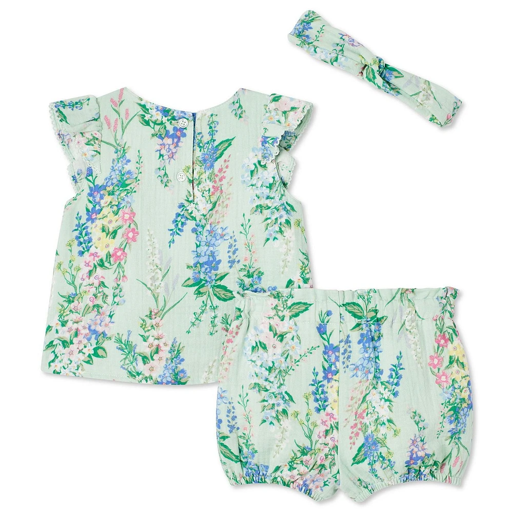 George Baby Girls' Short 3-Piece Set