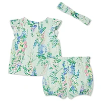 George Baby Girls' Short 3-Piece Set