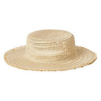 Time and Tru Women's Panama Hat