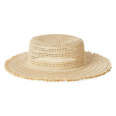 Time and Tru Women's Panama Hat