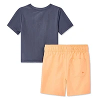 George Toddler Boys' Rash Guard 2-Piece Set