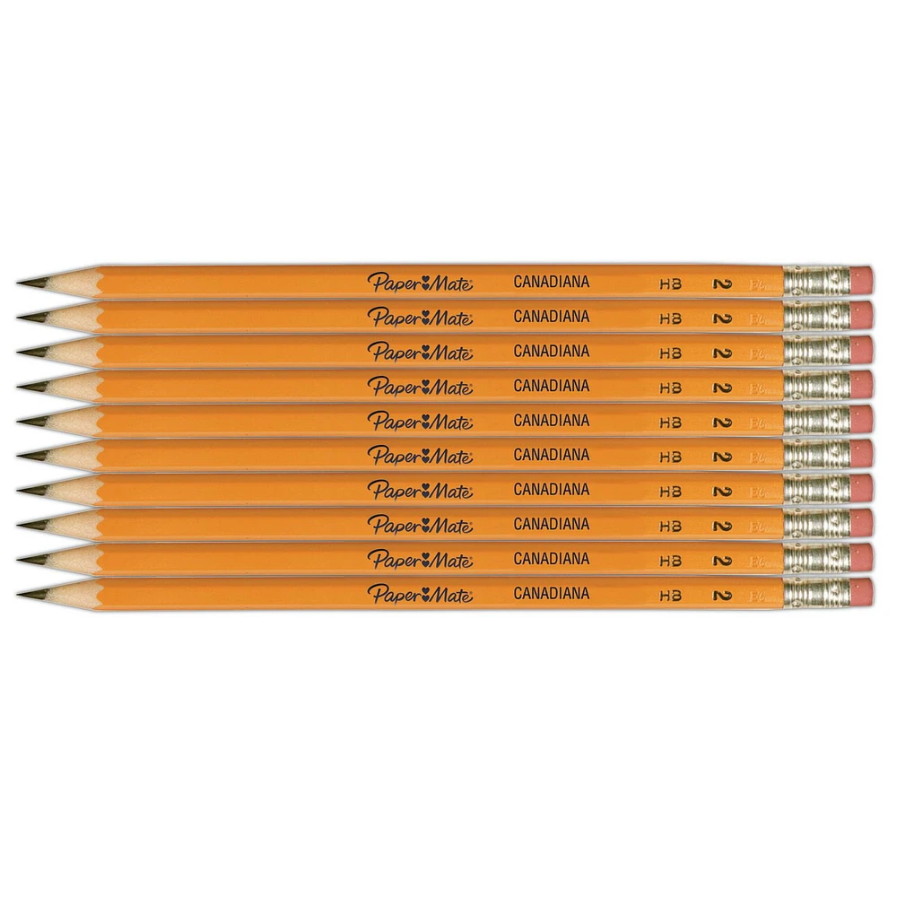 Paper Mate Canadiana Woodcase HB #2 Pencils