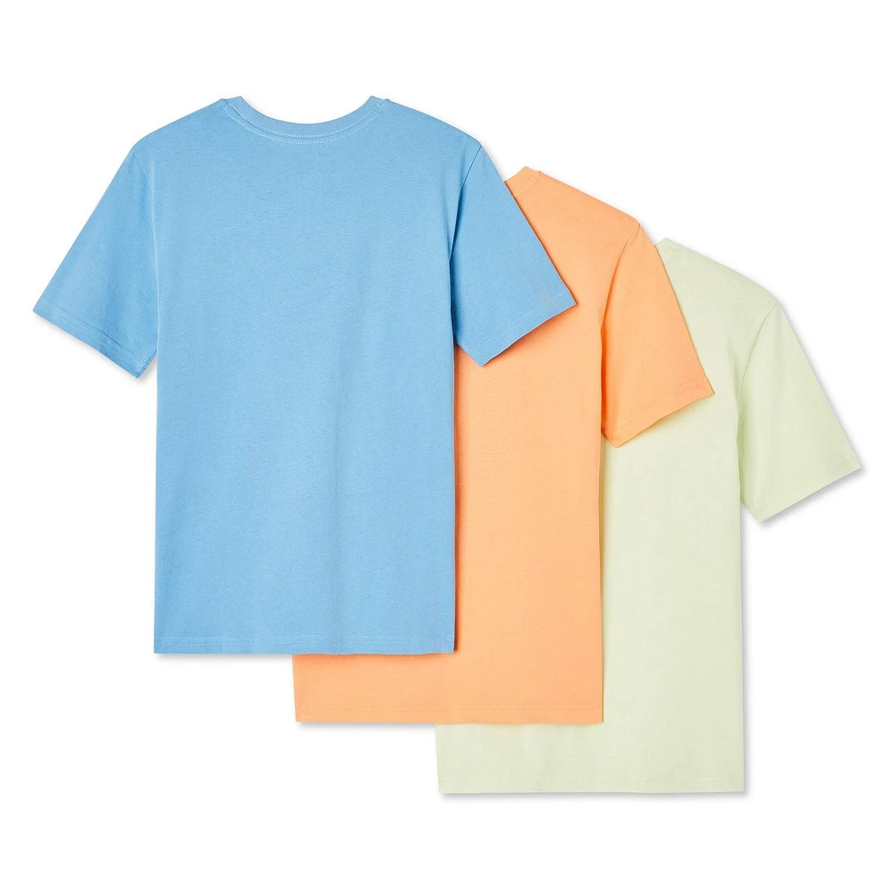 George Boys' Crew Neckline Tees 3-Pack, Sizes XS-XL