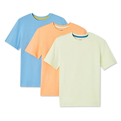 George Boys' Crew Neckline Tees 3-Pack, Sizes XS-XL