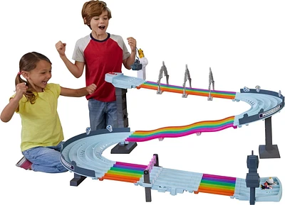 Hot Wheels Mario Kart Rainbow Road Track Set