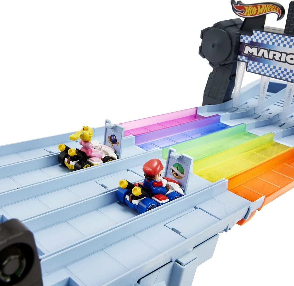 Hot Wheels Mario Kart Rainbow Road Track Set