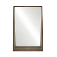 Miroir avec cadre en bois Lusso, 24 x 36 po