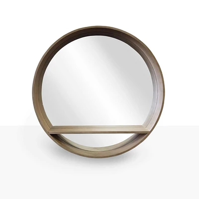 Lusso Pear Mirror, 28"ø