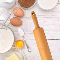 The Starfrit Wooden Rolling Pin is a must-have tool for any baking enthusiast., Starfrit Rolling Pin for rolling dough !