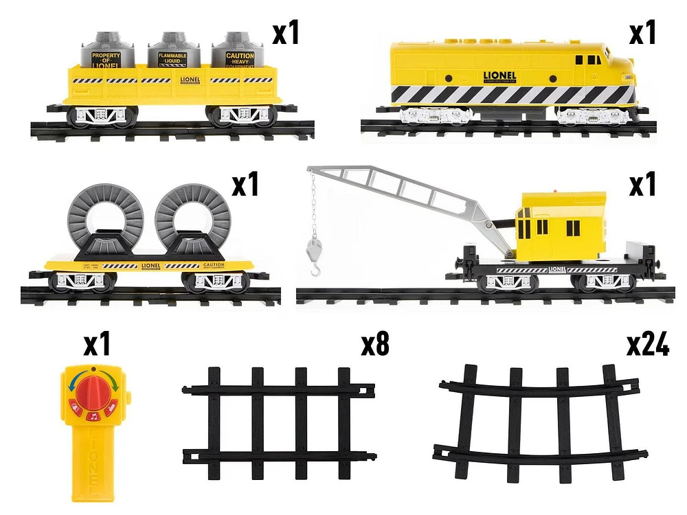 Lionel Lionel Construction Ready-To-Play Train Set