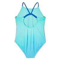 Reebok Girls' Cut Out Tie Back Monokini