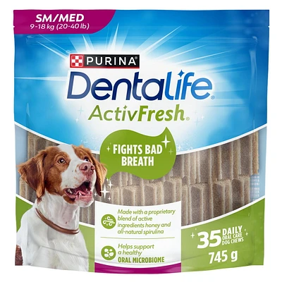 DentaLife ActivFresh Moyennes Gâteries à Mâcher pour Soins Buccodentaires Quotidiens 172-745g