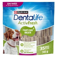 DentaLife ActivFresh Moyennes Gâteries à Mâcher pour Soins Buccodentaires Quotidiens 172-745g