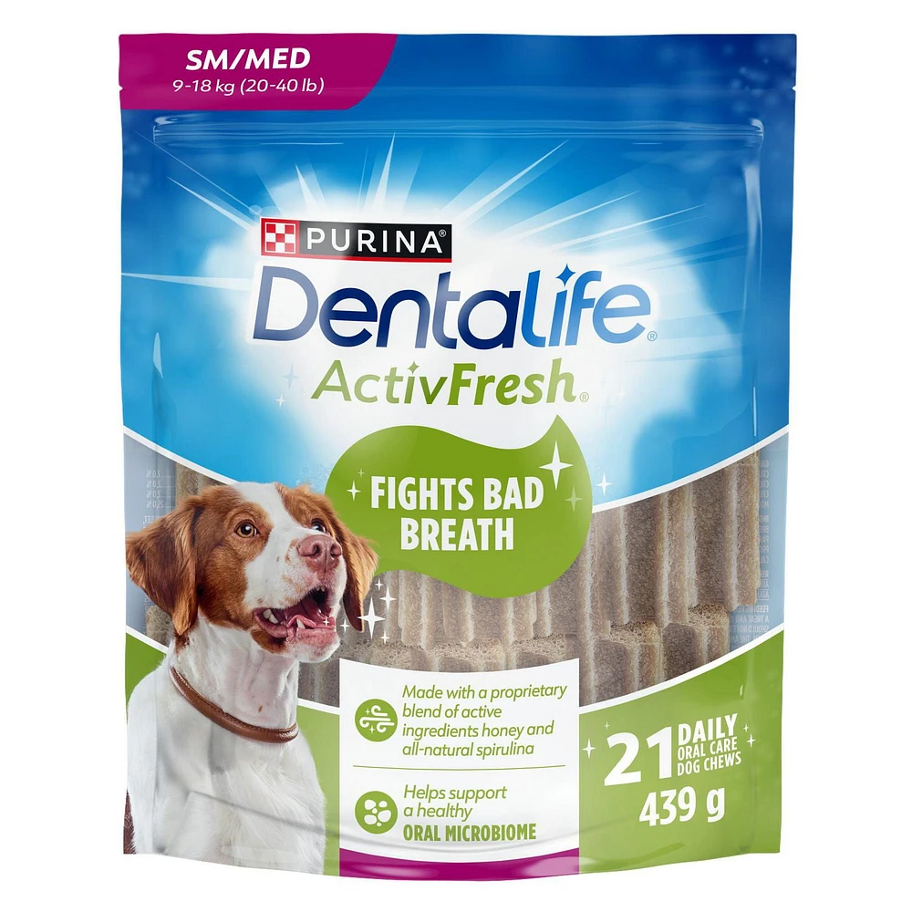 DentaLife ActivFresh Moyennes Gâteries à Mâcher pour Soins Buccodentaires Quotidiens 172-745g