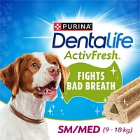 DentaLife ActivFresh Moyennes Gâteries à Mâcher pour Soins Buccodentaires Quotidiens 172-745g