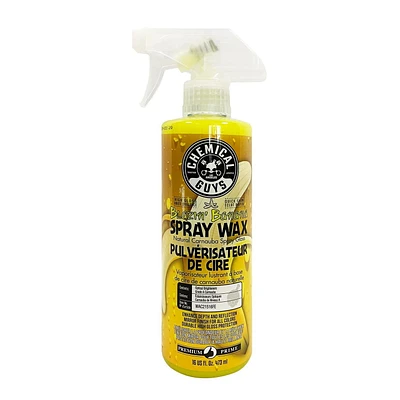 Chemical Guys BLAZIN' BANANA NATURAL CARNAUBA SPRAY WAX, Carnauba Spray Wax