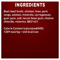 Purina ONE Véritable Instinct Moulue Classique Boeuf et Saumon Sauvage, Nourriture Humide pour Chiens 368 g 368g