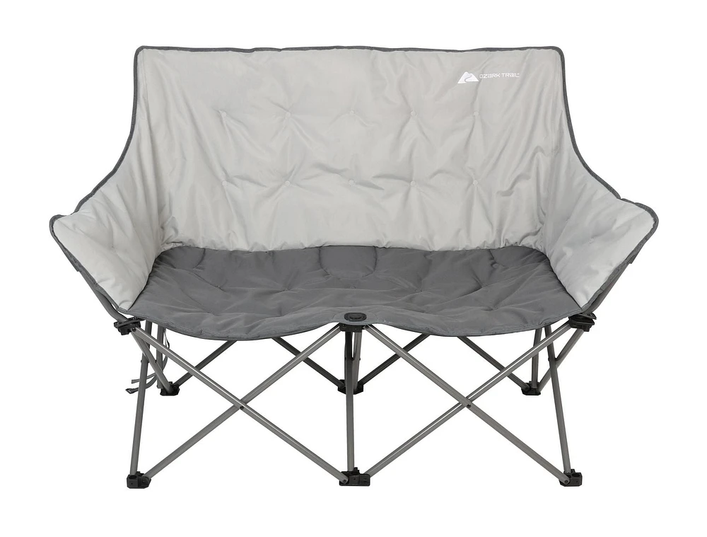 Ozark Trail Padded Loveseat Folding Chair