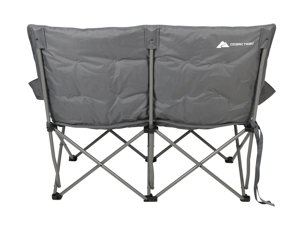 Ozark Trail Padded Loveseat Folding Chair