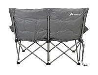 Ozark Trail Padded Loveseat Folding Chair