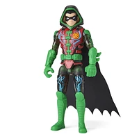 Batman 4-inch Robin Action Figure with 3 Mystery Accessories, for Kids Aged 3 and up