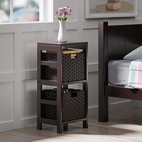 Leo 3pc Storage Shelf with Basket Set