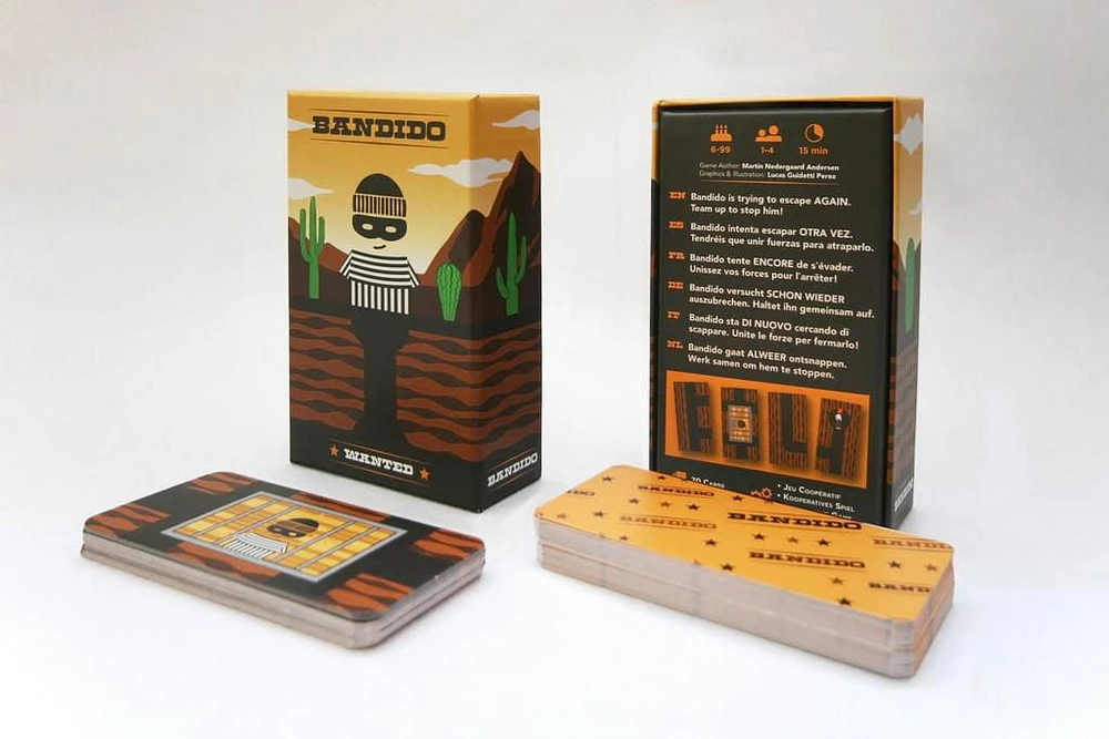 Helvetiq Bandido Cooperative Card Game, A cooperative card game for 1 to 4 players