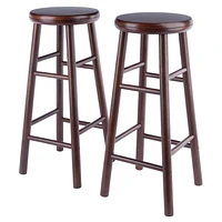 Shelby 2pc Swivel seat Bar Stool Set