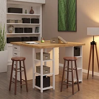 Shelby 2pc Swivel seat Bar Stool Set