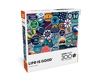 Buffalo Games - Life is Good - Sticker Collage - 300 Piece Jigsaw Puzzle