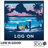 Buffalo Games - Life is Good - Tropical Log On - 300 Piece Jigsaw Puzzle