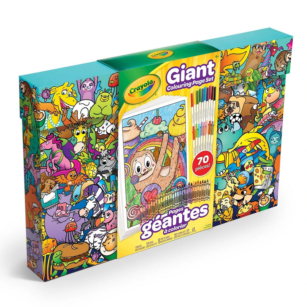 Crayola Giant Colouring Page Set, Giant colouring pages