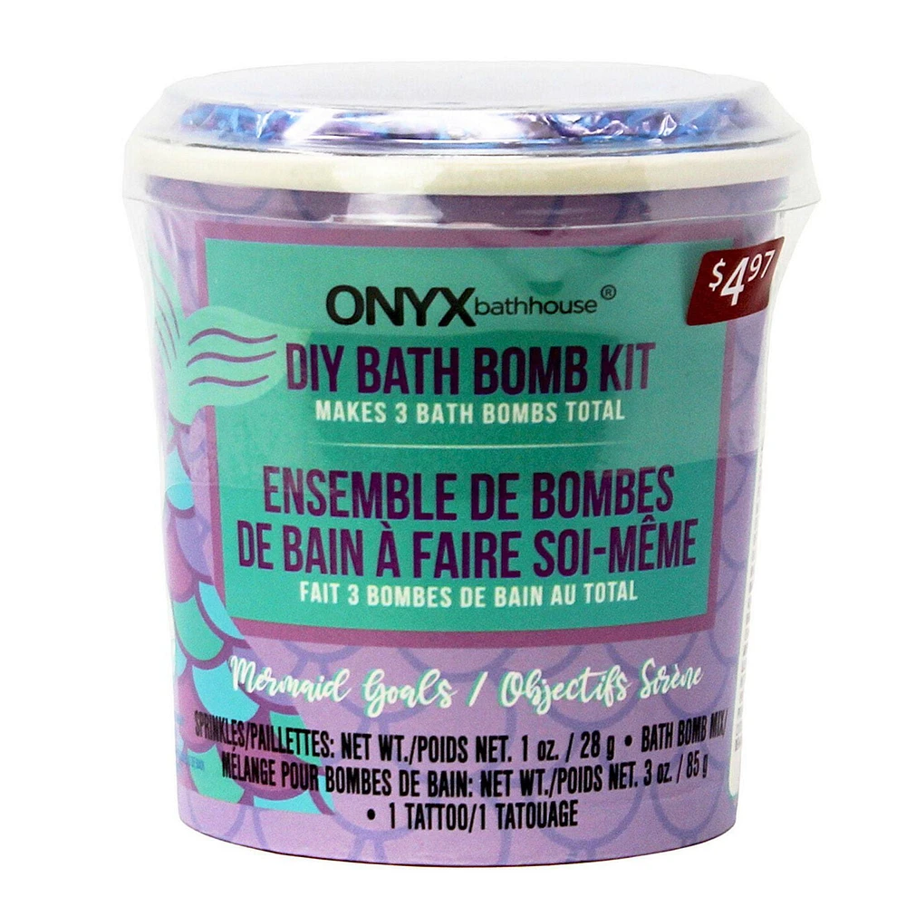 ONYX Bathhouse DIY Bath Bomb Kit - Mermaid Goals, DIY Bath Bomb Kit