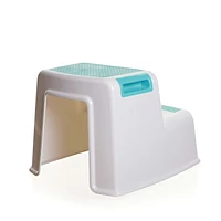 Escabeau 2 marches de Dreambaby® - Aqua et blanc