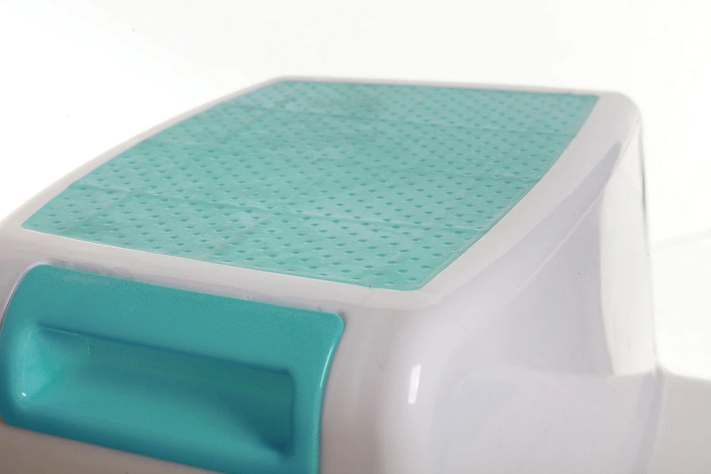 Escabeau 2 marches de Dreambaby® - Aqua et blanc