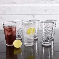 Mainstays Tritan 22-Ounce Clear Hammered Tumbler, HAMMERED TUMBLER