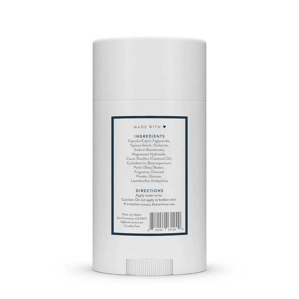 Native Natural Deodorant, Charcoal, Aluminum Free, 75g